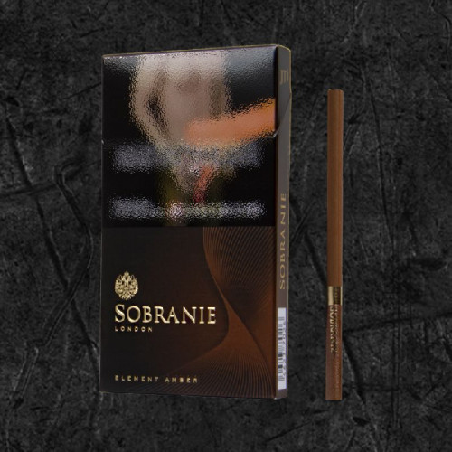 Сигареты Собрание Элемент Амбер Супер Слим (Sobranie Element Amber Super Slim)